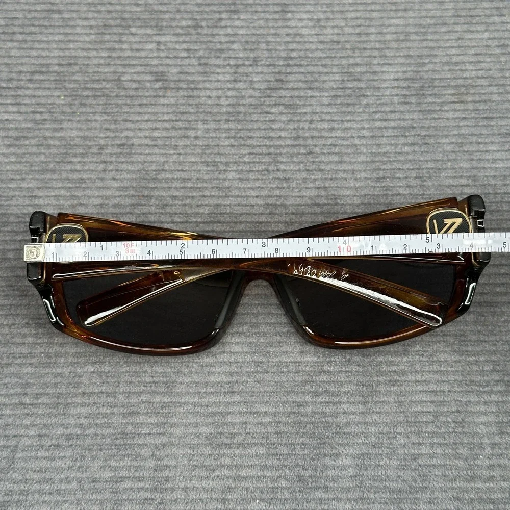 Von Zipper Ether WildLife Polarized Sunglasses Tortoise Shell Rectangular VZ